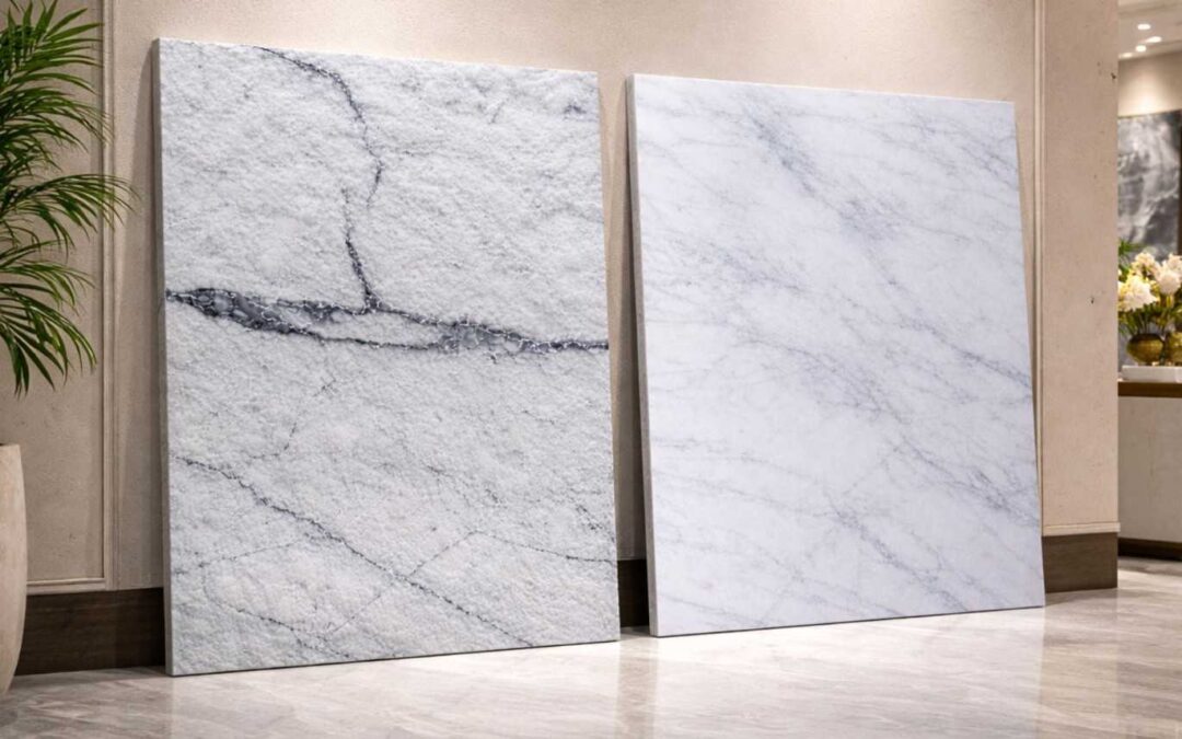 Infinity Blast Stone vs Polished Marble: Choosing the Right Finish for Modern Interiors