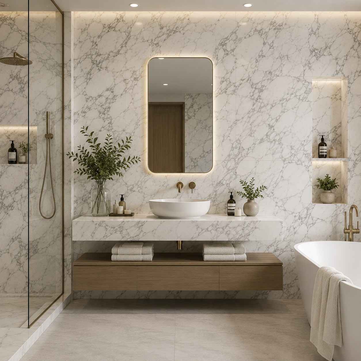 Arabescato-Marble-wall