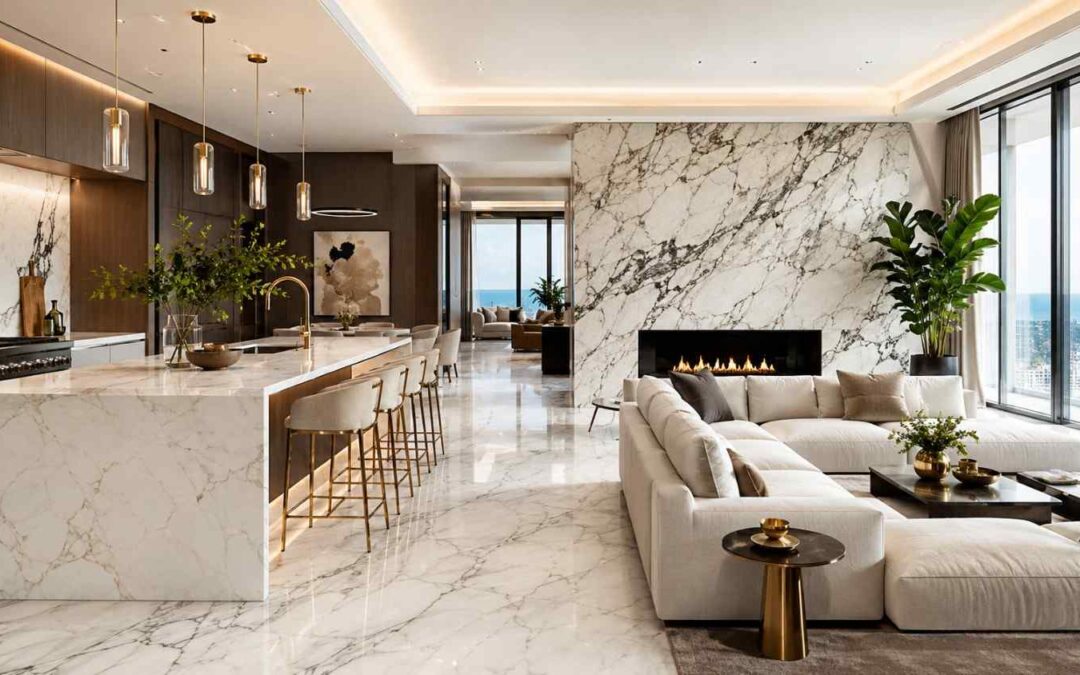 Best White Marble Types for Flooring, Countertops & Walls